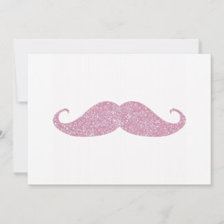Funny Pink Bling Moustache