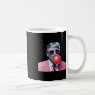 Funny Pink Donald Trump Bubble Gum Yum Tee Coffee Mug