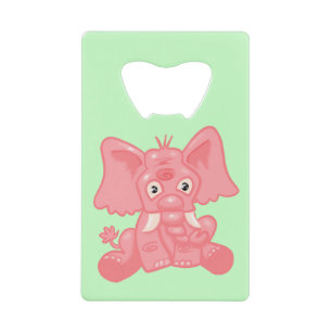 Funny Pink Elephant Ouverture de bouteille de cart