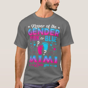 Funny Pink Or Blue Mimi Loves You Gender Reveal Cu T-Shirt