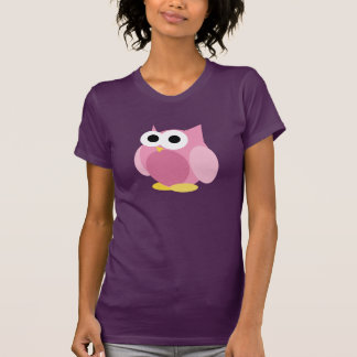 Funny Pink Owl T-Shirt