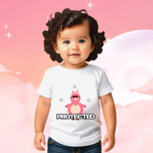 Funny pink pig baby T-Shirt
