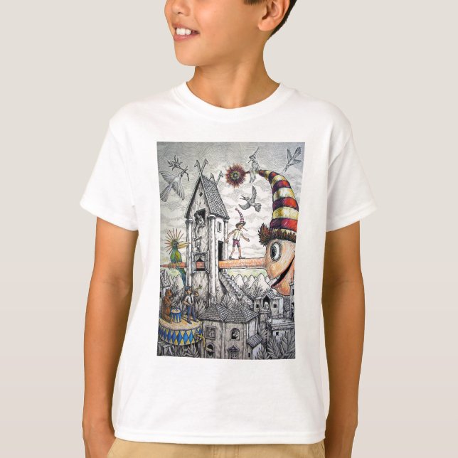 Funny Pinocchio T-Shirt (Front)