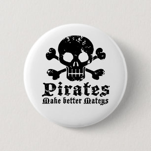Funny Pirate 2 Inch Round Button