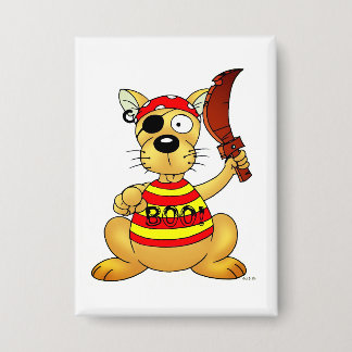 Funny Pirate Dog with Toy Sword