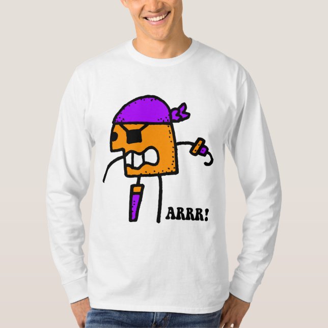 Funny pirate Halloween T-Shirt (Front)