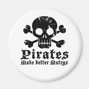 Funny Pirate Magnet