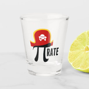 Funny Pirate Math Pun Shot Glass
