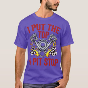 Funny Pit Crew Mechanic Racing Motorsport T-Shirt