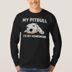 Funny Pitbull For Kids Boys Girls Pet Canine Dog A T-Shirt