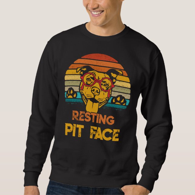 Funny Pitbull  Sweatshirt (Front)