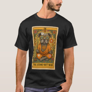 Funny Pitbull Tarot Card Vintage Pit Bull Mom The T-Shirt