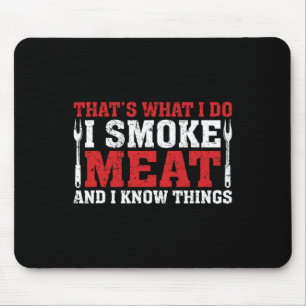 Funny Pitmaster - I Smoke Meat Bbq Smoker Grill Mouse Pad