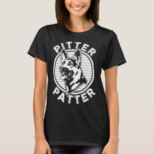 Funny Pitter Patter - Dog German Shepherd Dog Resc T-Shirt
