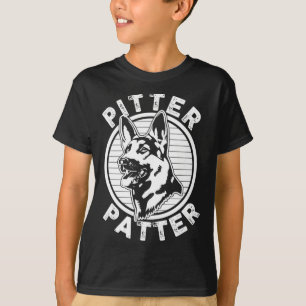 Funny Pitter Patter - Dog German Shepherd Dog Resc T-Shirt