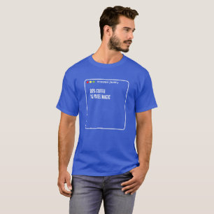Funny Pixel Magic Graphic - Custom Name T-Shirt