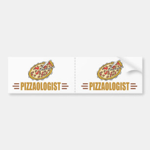 Funny Pizza Bumper Sticker