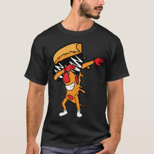 Funny Pizza Dabbing Pepperoni Pizza Slice Dancing  T-Shirt