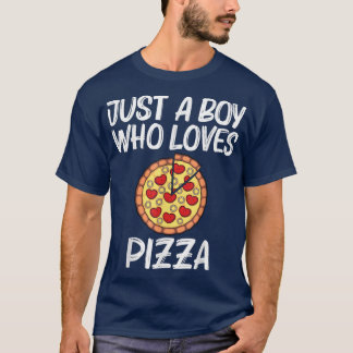 Funny Pizza For Boys Kids Pizza Lover Chef Peppero T-Shirt