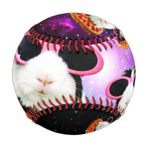 Funny pizza guinea pig baseball