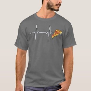 Funny Pizza Heartbeat Tee Funny Pizza Lovers Fun P