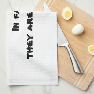 Funny pizza kitchen towel