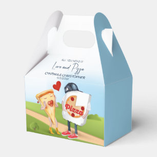 Funny Pizza Love Favor Box
