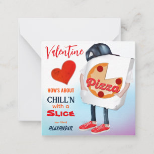 Funny Pizza Love Valentine Card