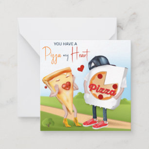 Funny Pizza Love Valentine's Day Card