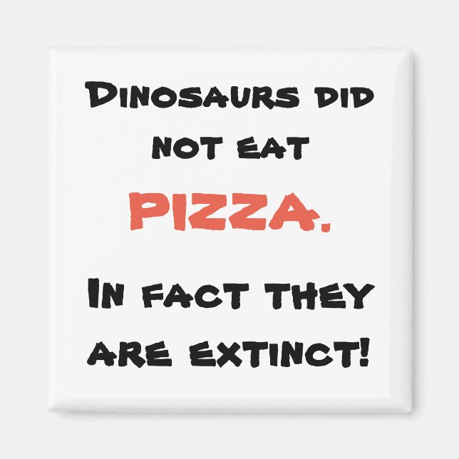 Funny pizza magnet (Front)