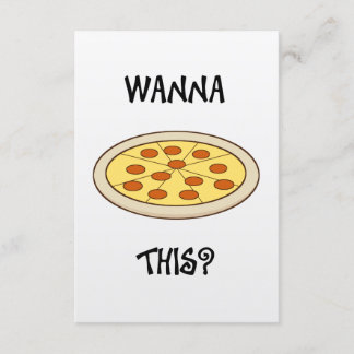 Funny Pizza Party Invitation