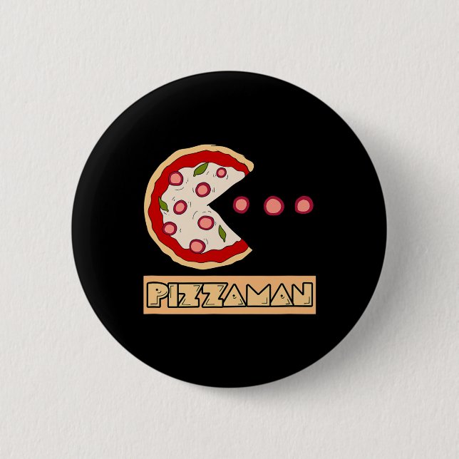 Funny Pizza Pun  2 Inch Round Button (Front)