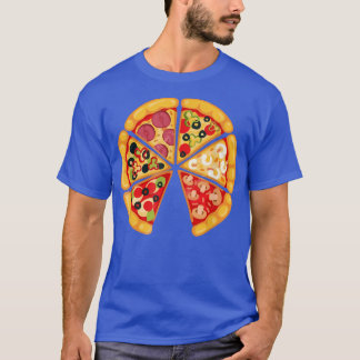 Funny Pizza Slice For His And Her Matching Couples T-Shirt