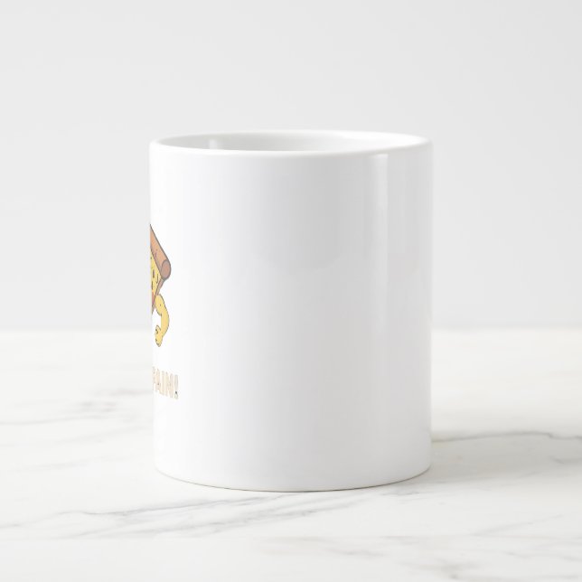 Funny Pizza Workout Mug - Slice of Pain Gym Humor (Devant)