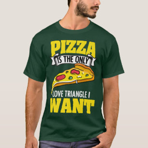 Funny Pizzaholic Humour For A Cheesy Food Pizza Sl T-Shirt