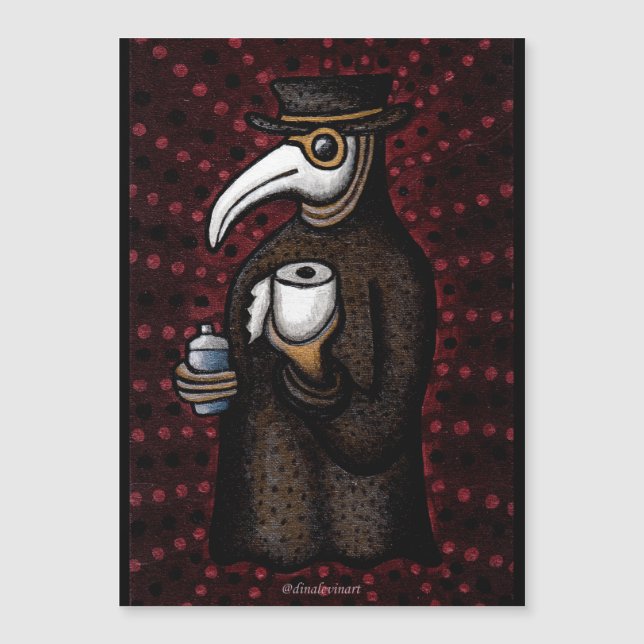 Funny Plague Doctor with Toilet Paper (Front)