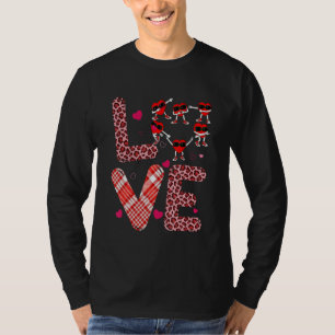 Funny Plaid Heart Love Principal Valentine Day Boy T-Shirt