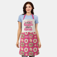 Funny Plain Bagels Sprinkled Doughnut Cute Pattern