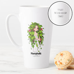 Funny Plant Lover Plantaholic Personalized humor Latte Mug