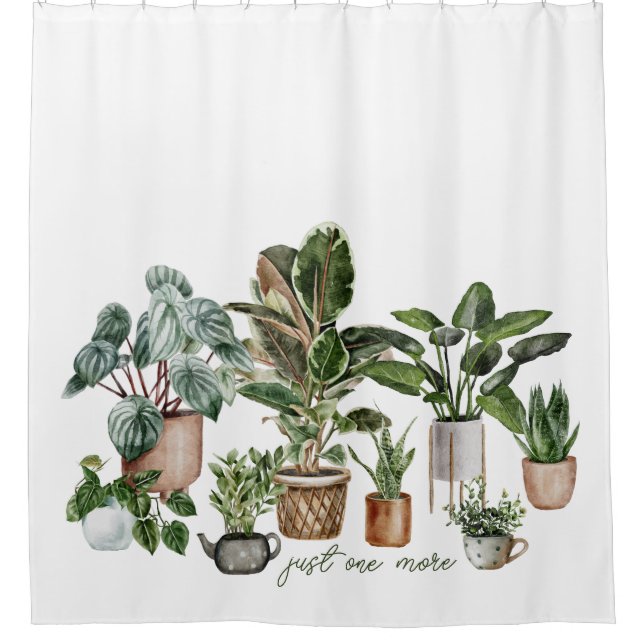 Funny Plant Lovers "Just One More Plant" Quote (Front)