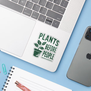 Funny Plants Before People Vintage Ink Stamp Art