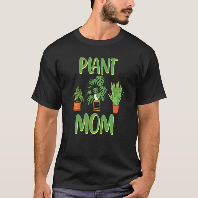 Funny Plants Mom Planting Seeds Is A Serious Hobby T-Shirt (Front)