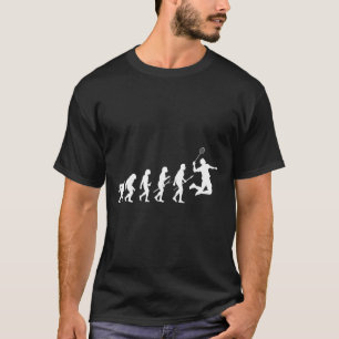 Funny Player Evolution Theory Badminton T-Shirt