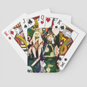 Funny Playing Card King Queen