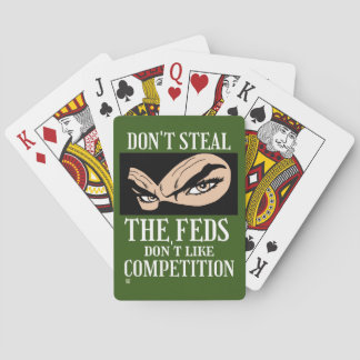 funny playing cards "DON'T STEAL...4"