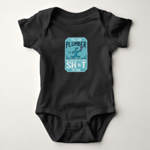 Funny Plumber Baby Bodysuit