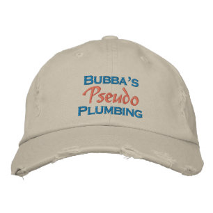 Funny Plumber Embroidered Hat