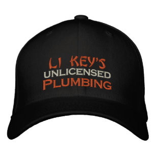 Funny Plumber Embroidered Hat