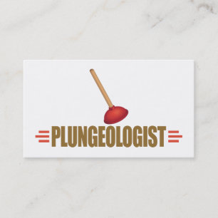 Funny Plumbing Business Card