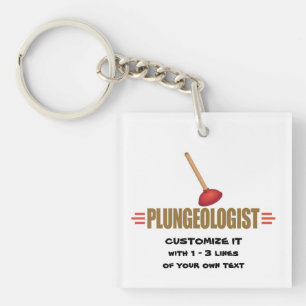 Funny Plumbing Keychain